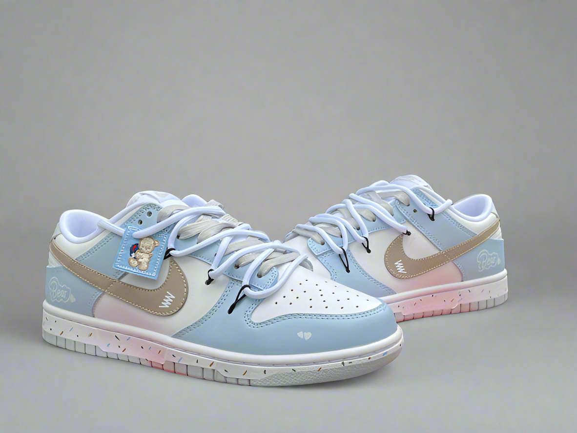Custom Nike Dunk Low "Pure Platinum"