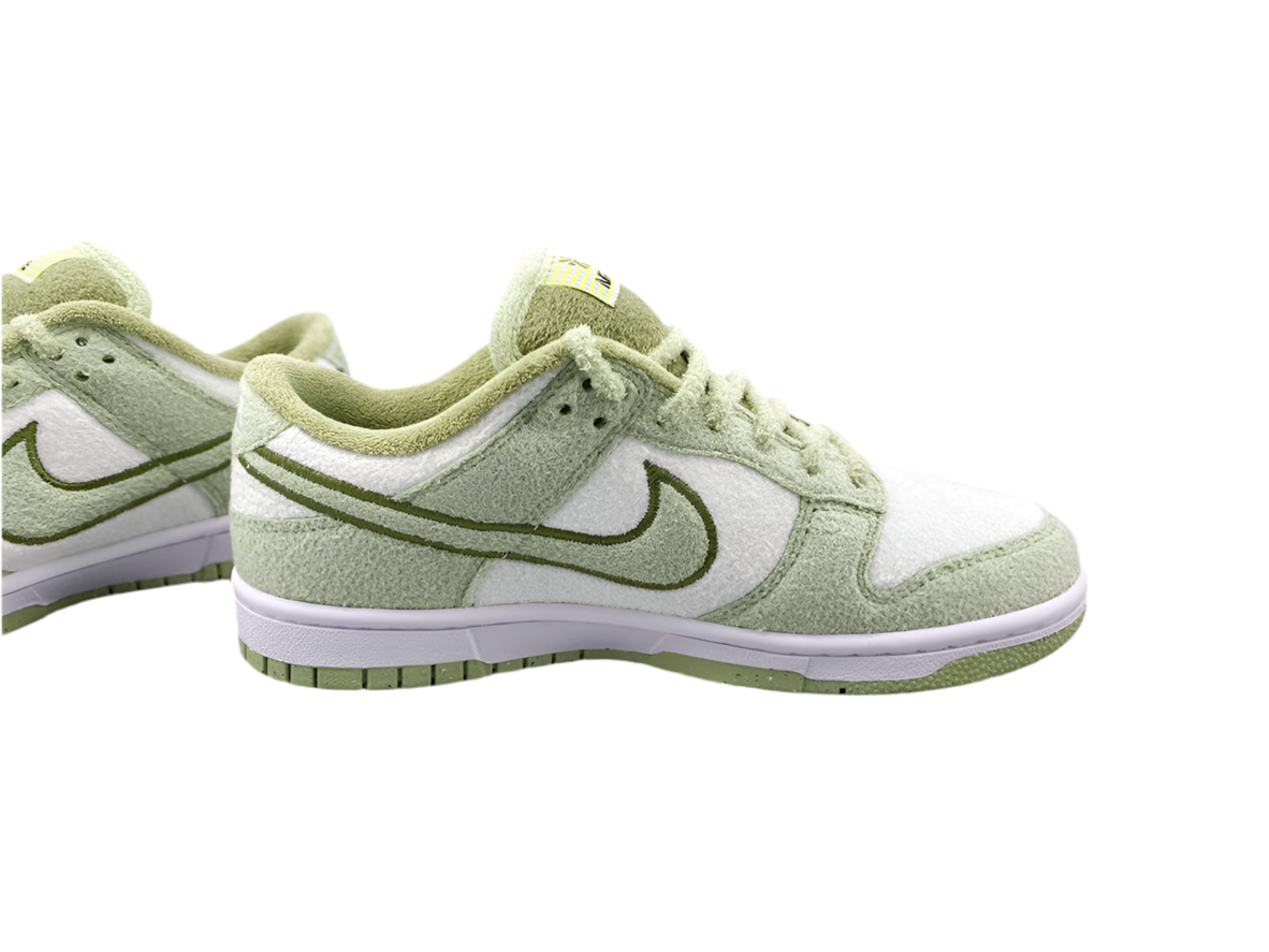 Nike Dunk Low “Fleece” Green and White