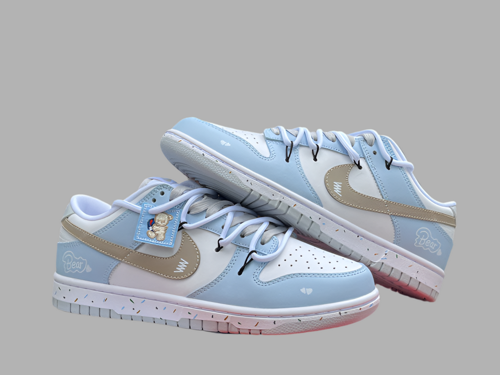 Custom Nike Dunk Low "Pure Platinum"