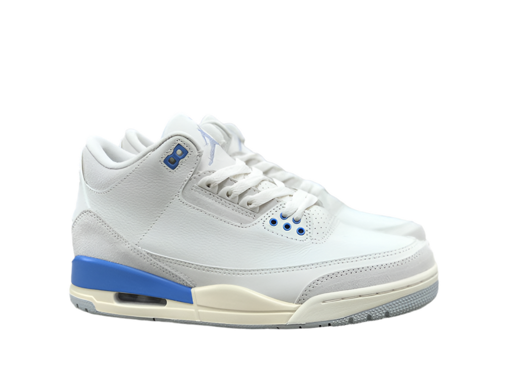 Air Jordan 3 - New White Blue