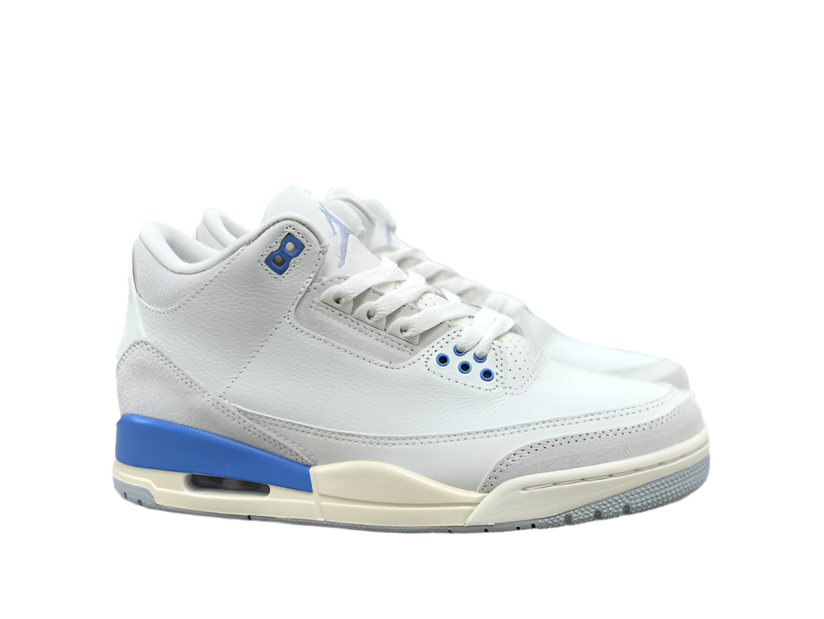 Air Jordan 3 - New White Blue