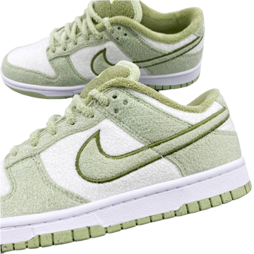 Nike Dunk Low “Fleece” Green and White