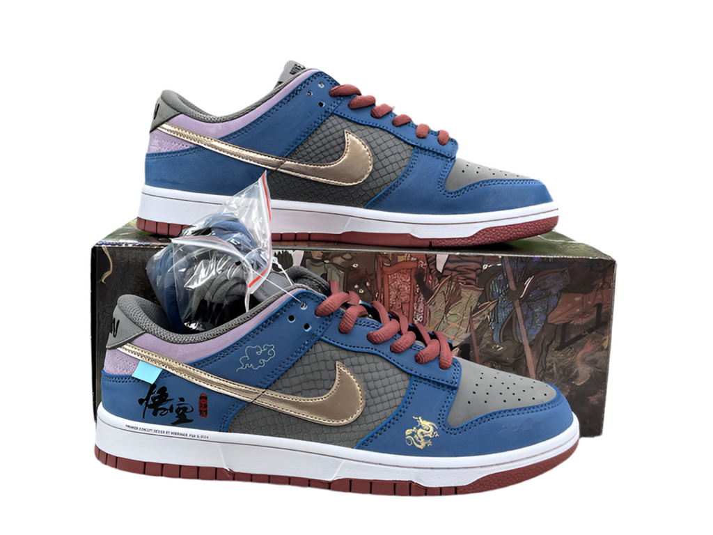 Custom Nike Dunk Low Black Myth Wukong