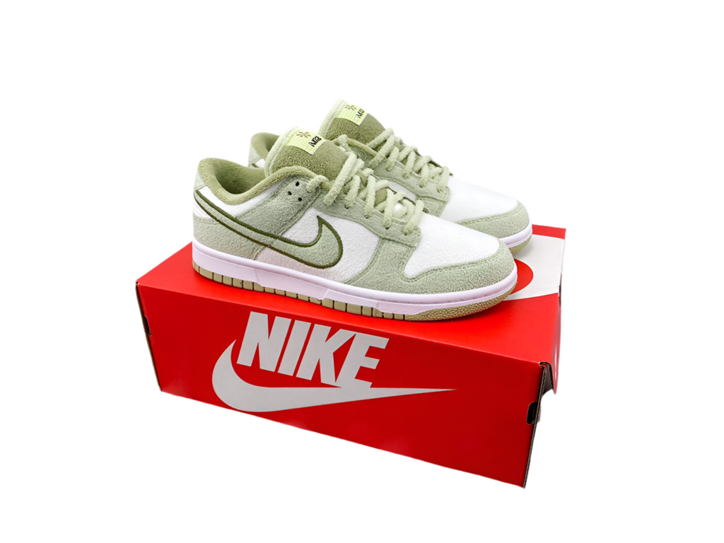 Nike Dunk Low “Fleece” Green and White